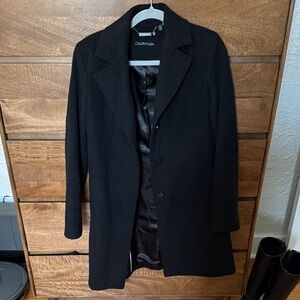 Calvin Klein women’s Elegant Black Coat